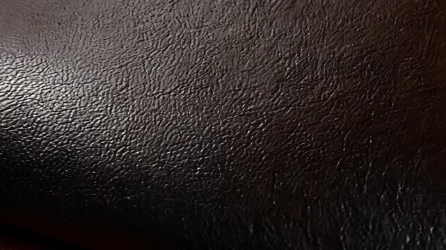 Rotation of natural leather texture background. Background for advertising the production of natural leather products such as shoes, bags, wallets