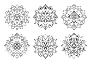 Detailed and stylish mandala bundle art illustrations, perfect for intricate and elegant designs.