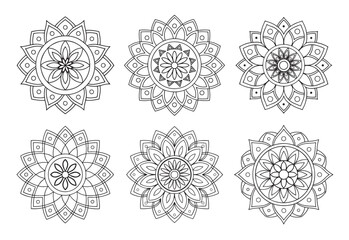 Detailed and stylish mandala bundle art illustrations, perfect for intricate and elegant designs.