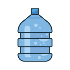 Water Gallon Icon - Vector Illustration, House Appliances