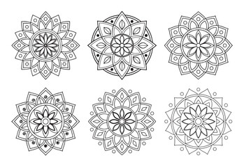 Detailed and stylish mandala bundle art illustrations, perfect for intricate and elegant designs.