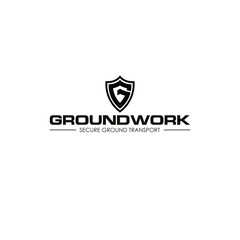 full color gradient letter initial logo with white background