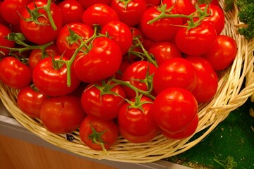 basket of tomatoes