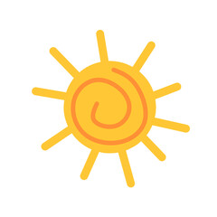 sun vector illustration