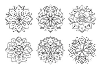 Detailed and stylish mandala bundle art illustrations, perfect for intricate and elegant designs.