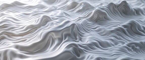 Obraz premium Abstract Metallic Surface with Textured Undulations.