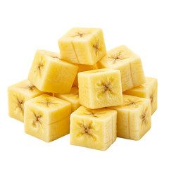 Cubed Bananas: Fresh, Healthy Fruit