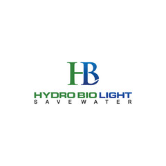 full color gradient letter initial logo with white background