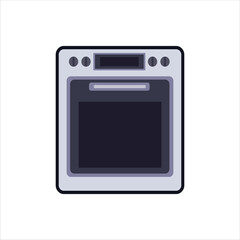 Fototapeta premium Oven Illustration - Electric Baking Appliance Vector