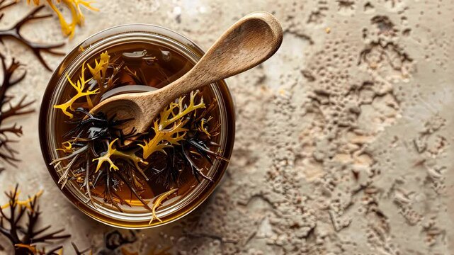 Enjoy making nutritious sea moss gel with fresh seaweed and natural ingredients for health benefits and wellness boost