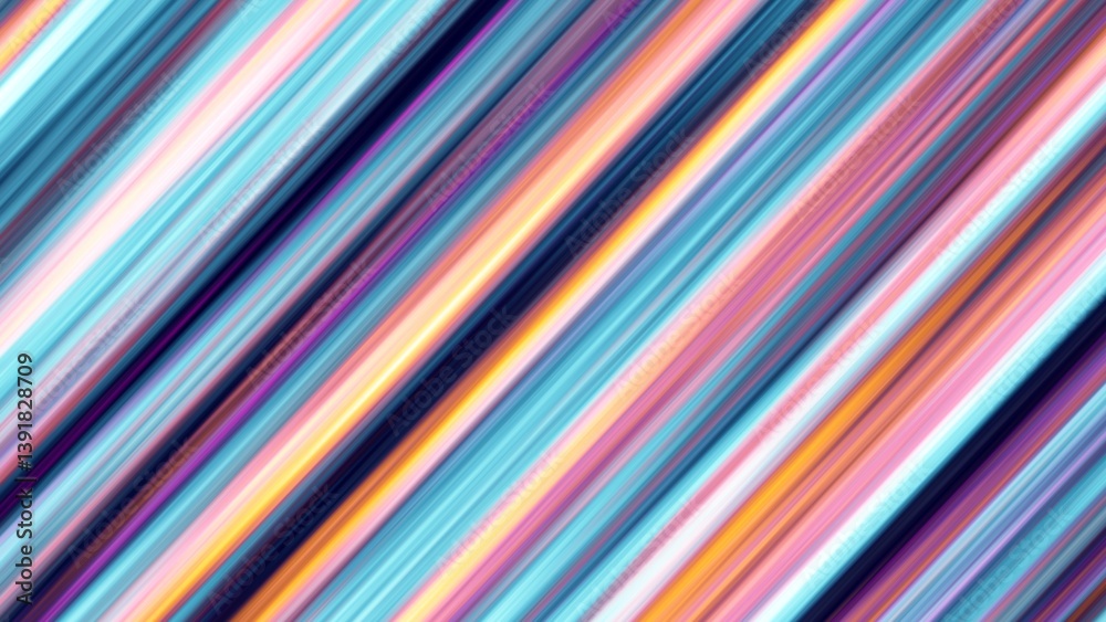 Aufkleber colorful abstract background illustration. rainbow style gradient lines. horizontal template for you