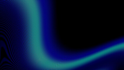 beautiful abstract wave technology black background with blue light digital effect corporate concept
