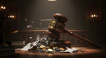 Tax Law and Justice in Finance. How Court, Legal Systems, and Economy Shape Policy, Regulation, and Governance Across Nations. concept art