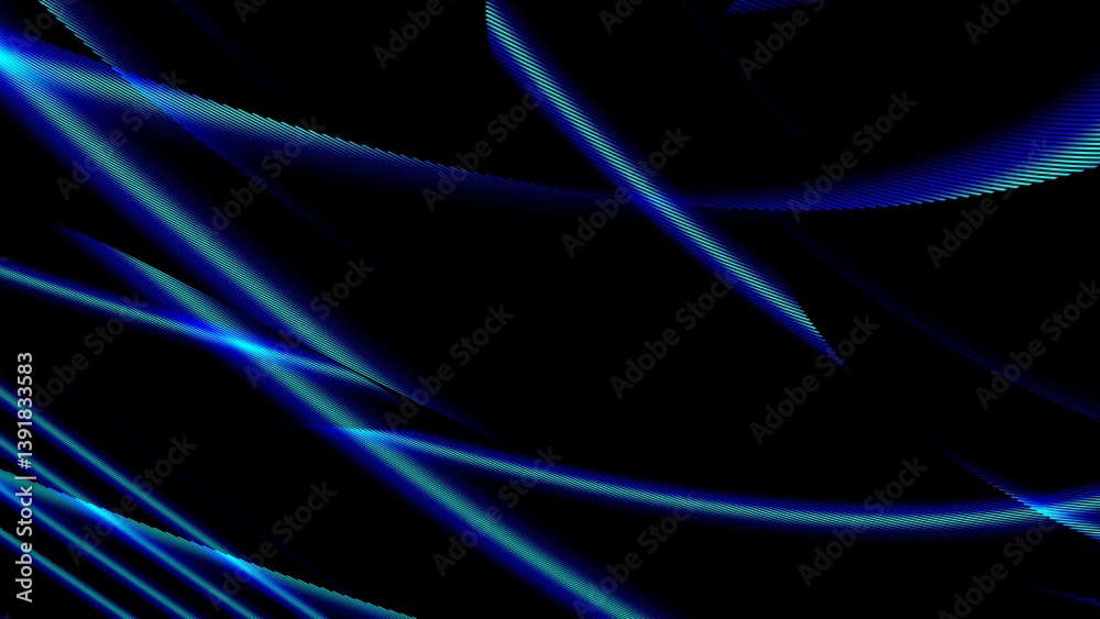 Aufkleber Abstract blue and black gradient pattern with a soft metallic mesh texture. The clean, modern design features a diagonal dark background