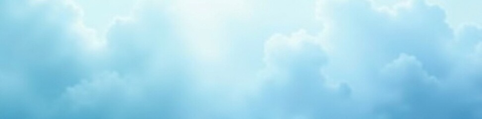 Gentle gradient light blue background with misty cloud formations and subtle texture, sky , nature, mist