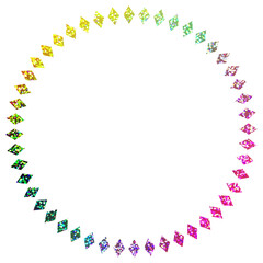 ホログラム_フレーム_環状