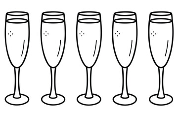 Mimosa Line Art Creative Floral Design for Beautiful Illustration Artwork  