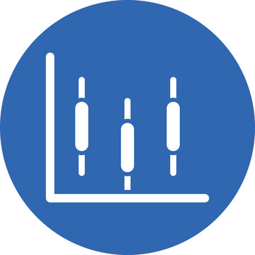 Scatter Plot glyph circle icon