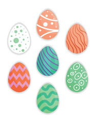 Playful Patterned Easter Egg Set
