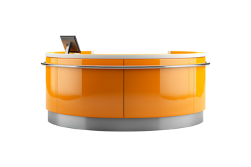 Entrance Ticket Counter isolated on transparent background
