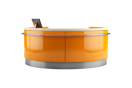 Entrance Ticket Counter isolated on transparent background

