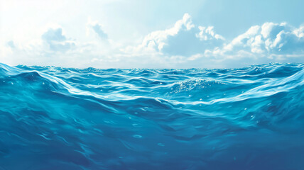 blue water wave