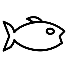 Fish Creative Grid Line Icon