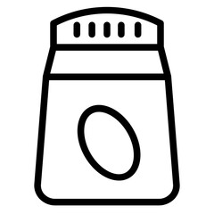 Box Dish Package Line Icon
