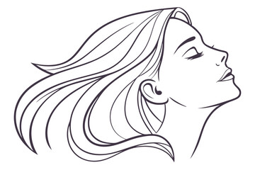 Floral and Line Art Woman Logo Bundle.