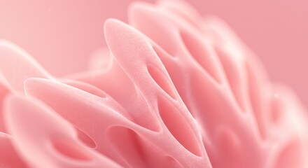 Fototapeta premium Blush of Porcelain AI Generated