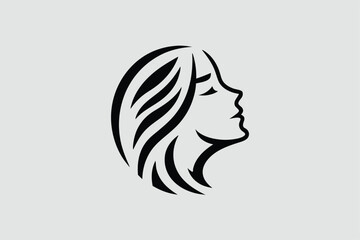 Floral and Line Art Woman Logo Bundle.