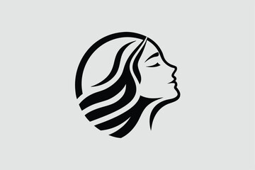 Floral and Line Art Woman Logo Bundle.