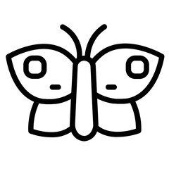 Obraz premium Animal Butterfly Fly Line Icon