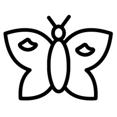 Bugs Butterfly Insect Line Icon