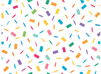 seamless confetti pattern, decoration, colorful, birthday, design, vector, color, holiday, celebration, heart, texture
