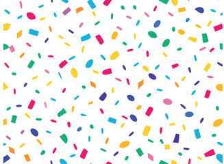 seamless confetti pattern, decoration, colorful, birthday, design, vector, color, holiday, celebration, heart, texture