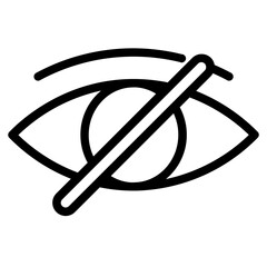 Optic Optical Cataract Line Icon