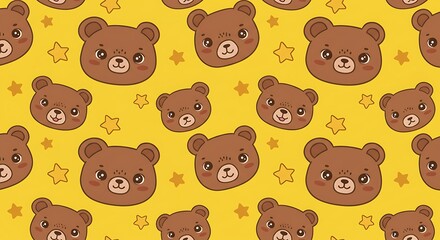 Golden Hour Bears AI Generated