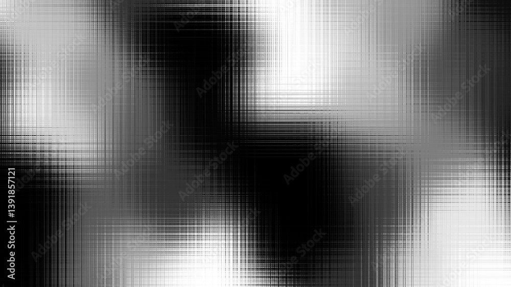 Aufkleber Modern abstract overlay transparent background texture with layers of black and gray transparent material in grunge lines in random geometric