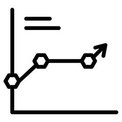 Analysis Business Chart Line Icon