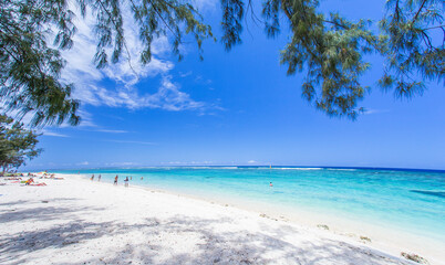 Plage de l’Hermitage, Saint-Gilles, île de La Réunion 