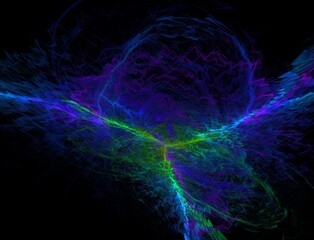 Imaginatory fractal abstract background Image