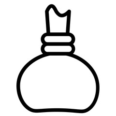 Massage Spa Compress Line Icon