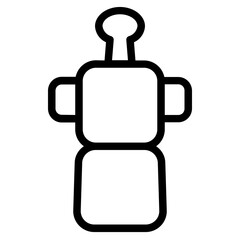 Massage Table Physical Line Icon