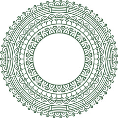 Beautiful Mandala Art and Vector Mandala Design Image.