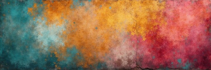 Weathered concrete wall with intricate textures , rugged, industrial