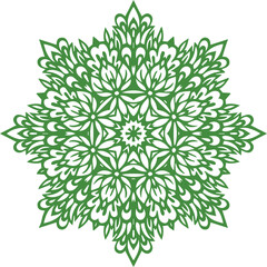 Beautiful Mandala Art and Vector Mandala Design Image.