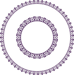 Beautiful Mandala Art and Vector Mandala Design Image.