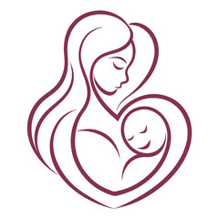mother and baby icon picture