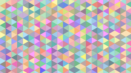 Abstract colorful seamless geometric pattern polygon mosaic vector background illustration. Modern geometric abstract seamless pattern vector background. Colorful trendy low poly background design.